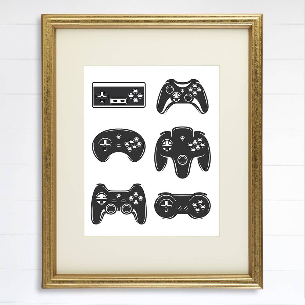 Video Game Wall Art Print - 8x10 - Dream Big Printables