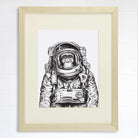 Astronaut Monkey Art Print - 8x10 | Space Monkey - Dream Big Printables