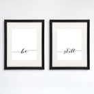 Be Still Wall Art Prints (Set of 2) - 8x10 | Inspirational Wall Art - Dream Big Printables