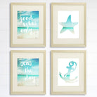 Beach Art Prints - Good Vibes Only (Set of 4) - 8x10s - Dream Big Printables