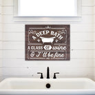 A Deep Glass, A Bath of Wine - Dream Big Printables