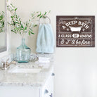 A Deep Glass, A Bath of Wine - Dream Big Printables