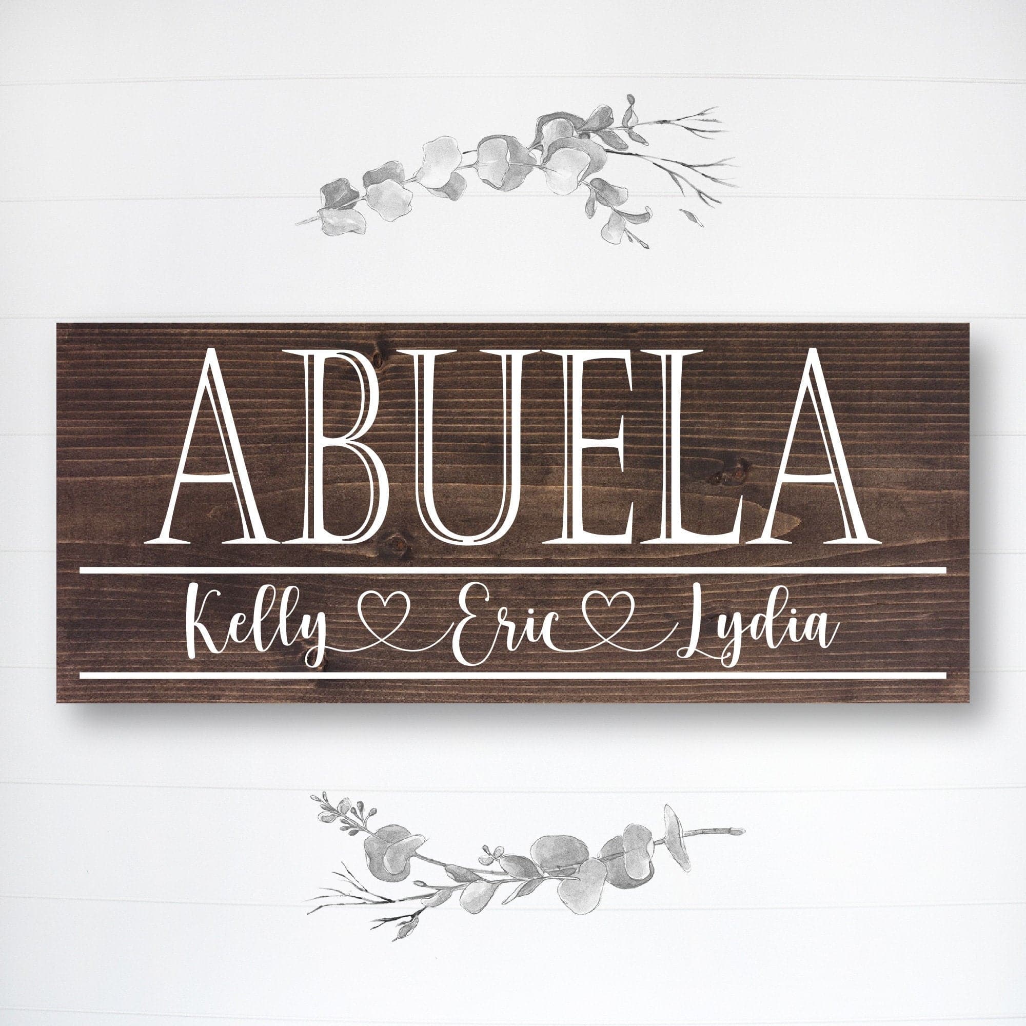 Abuela - Custom Mother's Day Sign - Dream Big Printables