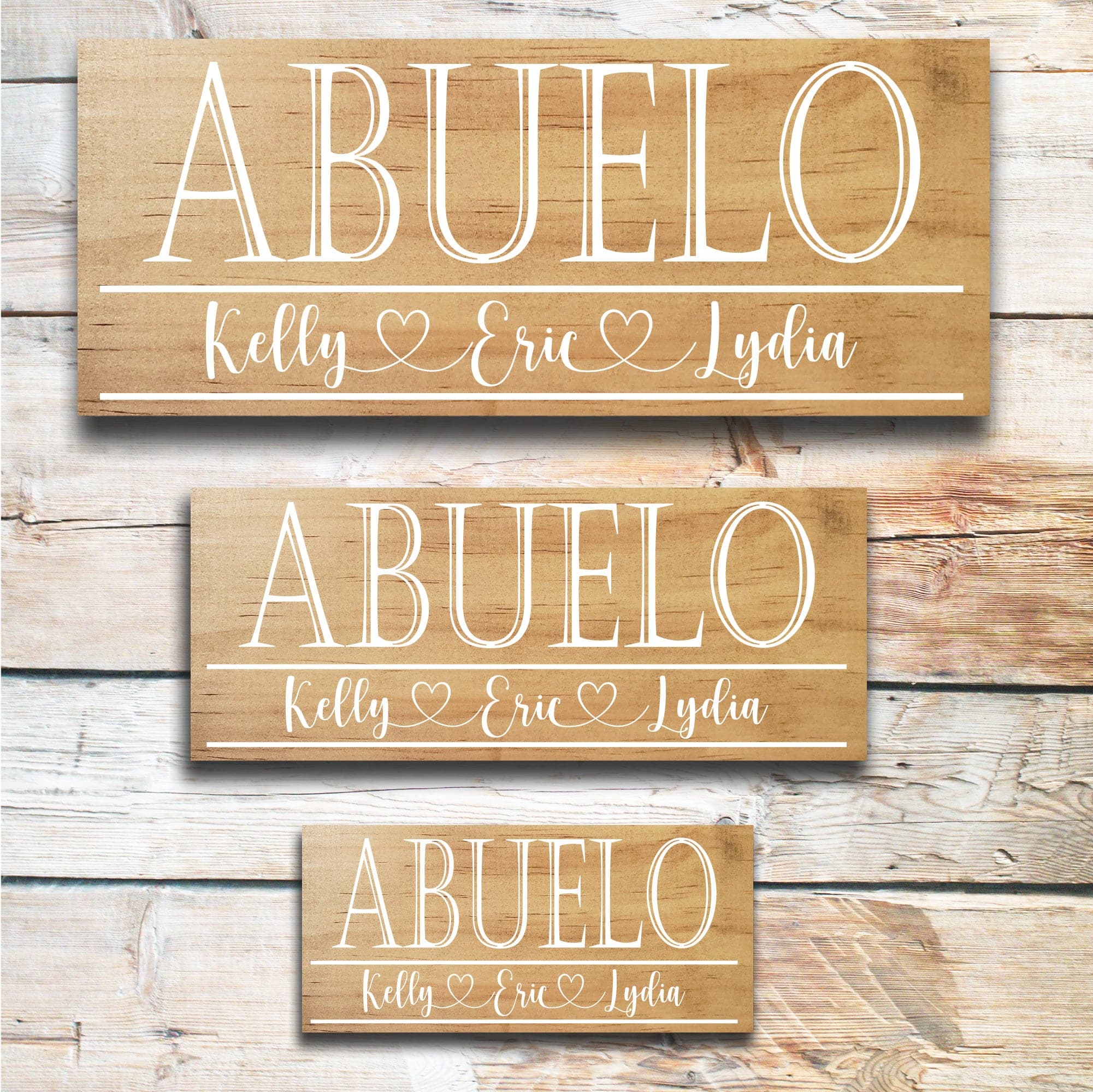 Abuelo - Custom Father's Day Sign - Dream Big Printables