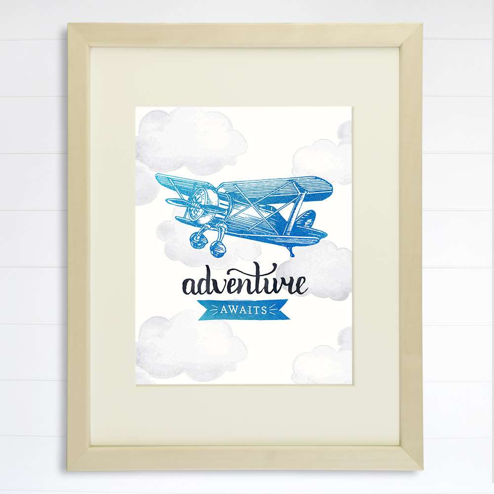 Adventure Awaits Art Print - 8x10 - Dream Big Printables