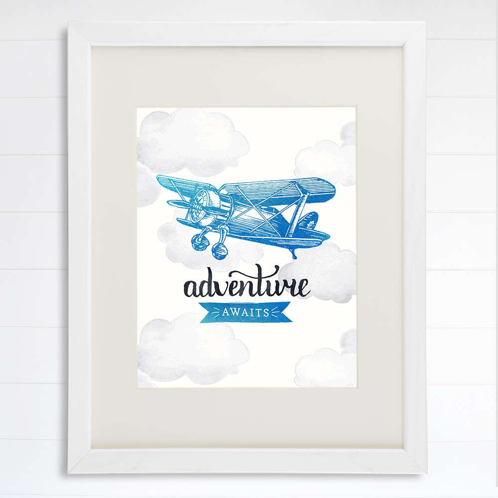 Adventure Awaits Art Print - 8x10 - Dream Big Printables