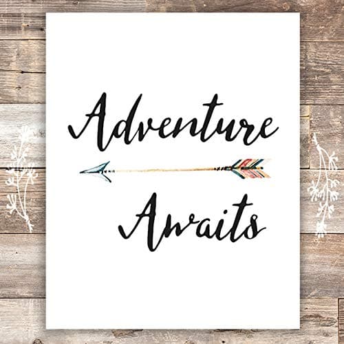 Adventure Awaits Art Print - 8x10 - Dream Big Printables