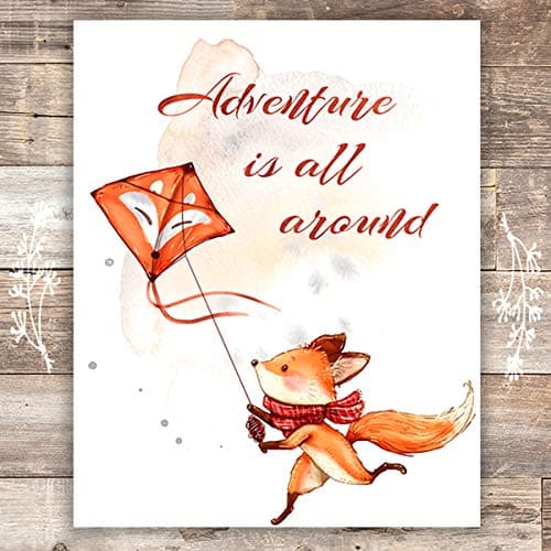 Adventure Is All Around Art Print - 8x10 - Dream Big Printables