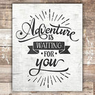 Adventure Is Waiting For You Art Print - 8x10 - Dream Big Printables