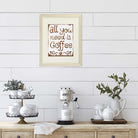 All You Need Is Coffee Wall Art Print - 8x10 - Dream Big Printables