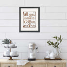 All You Need Is Coffee Wall Art Print - 8x10 - Dream Big Printables