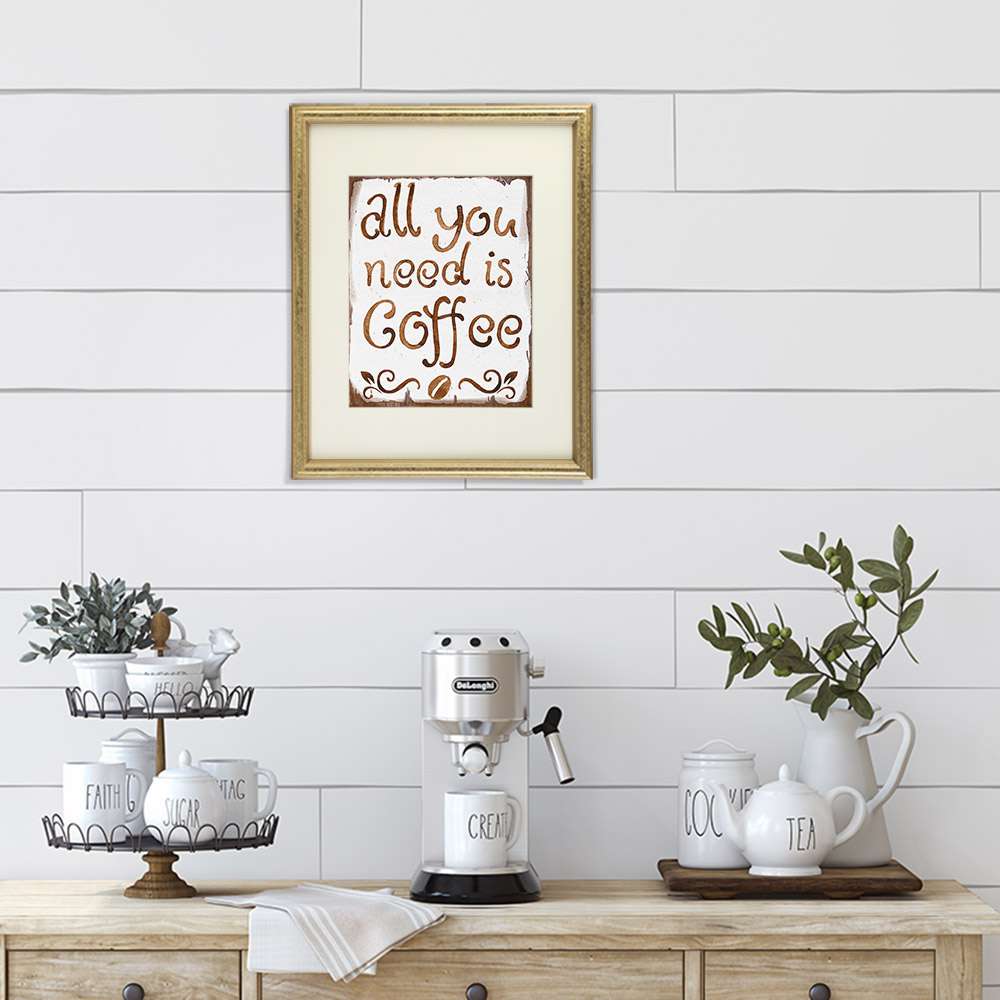 All You Need Is Coffee Wall Art Print - 8x10 - Dream Big Printables