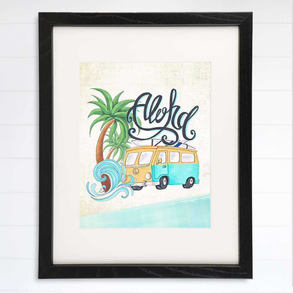 Aloha Art Print - 8x10 - Dream Big Printables