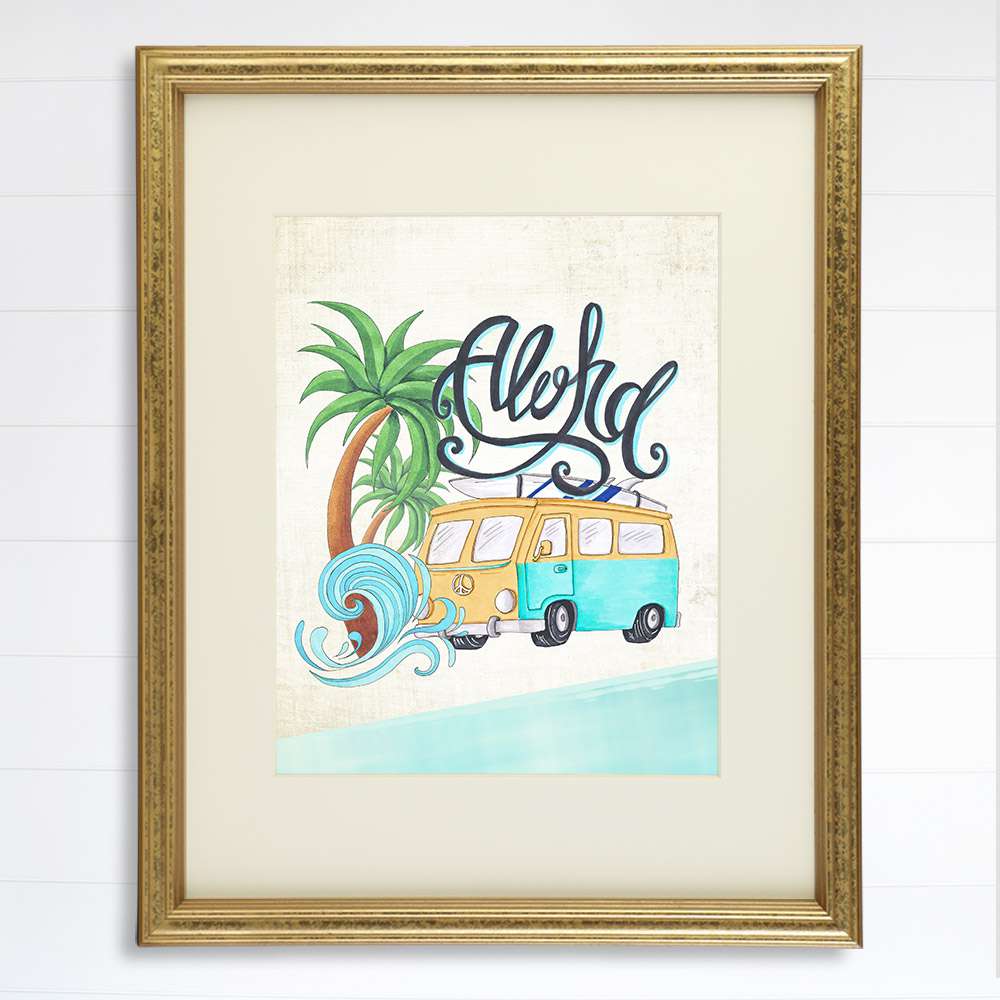 Aloha Art Print - 8x10 - Dream Big Printables