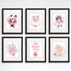 Animal Ballerinas Art Prints (Set of 6) - 8x10s - Dream Big Printables