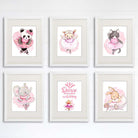 Animal Ballerinas Art Prints (Set of 6) - 8x10s - Dream Big Printables