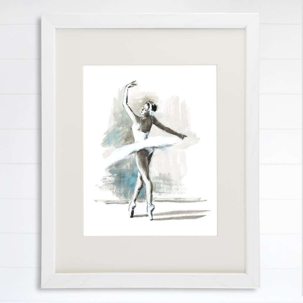 Ballerina Art Print - 8x10 - Dream Big Printables