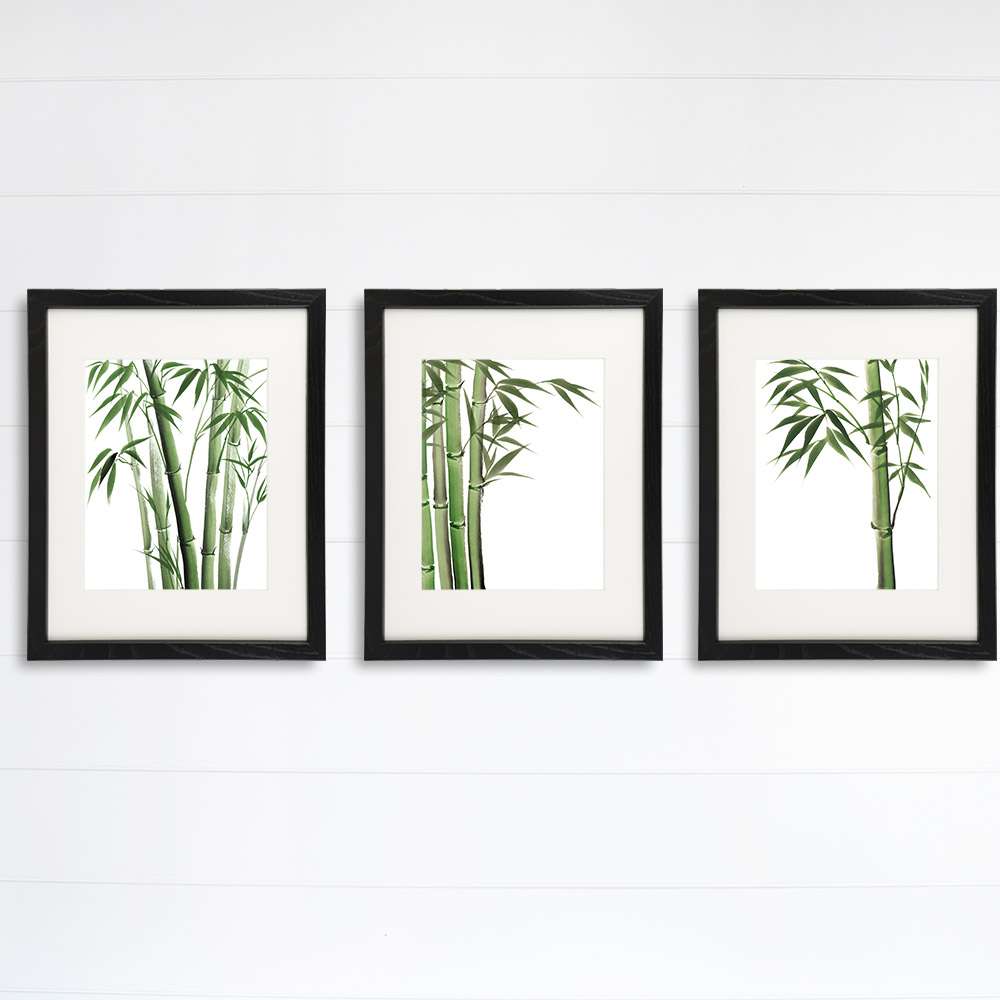 Bamboo Art Prints (Set of 3) - 8x10s - Dream Big Printables