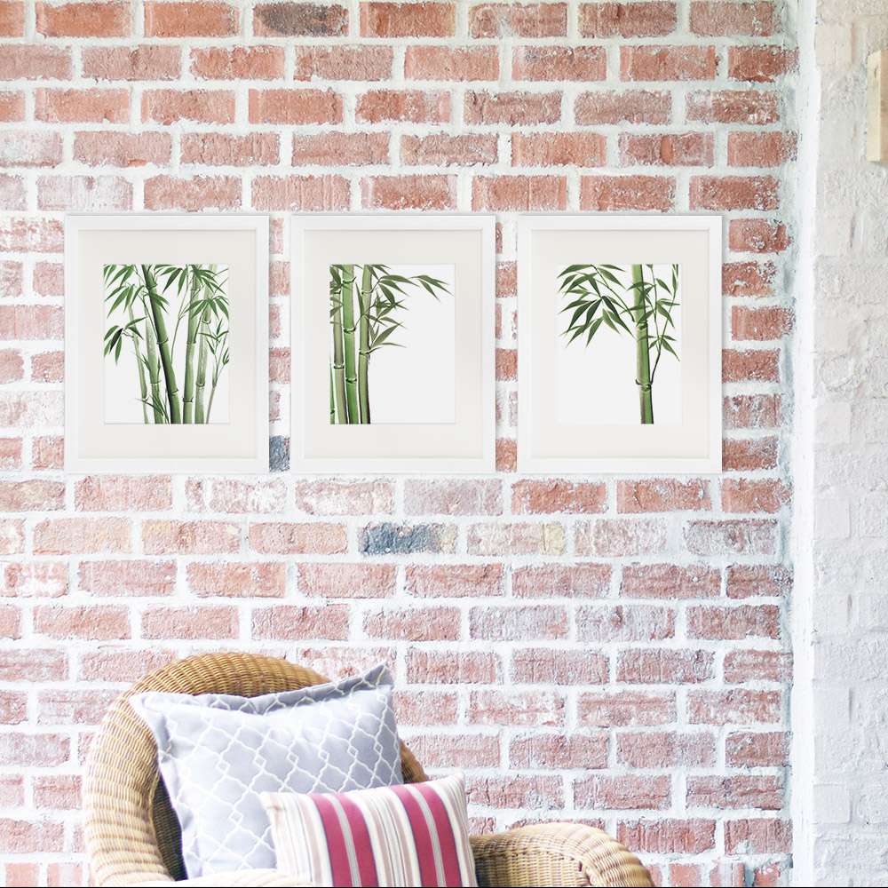 Bamboo Art Prints (Set of 3) - 8x10s - Dream Big Printables