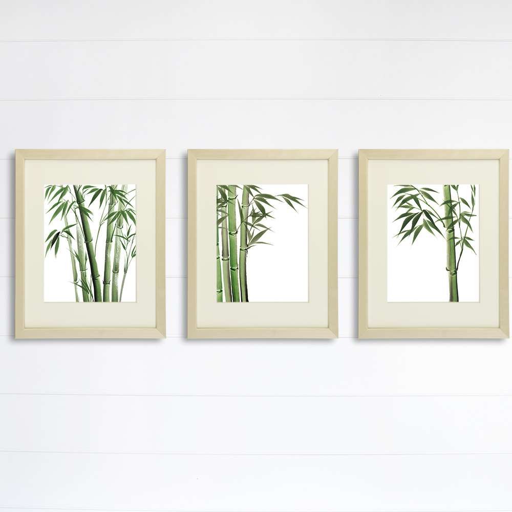 Bamboo Art Prints (Set of 3) - 8x10s - Dream Big Printables