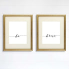 Be Brave Wall Art Prints (Set of 2) - 8x10 - Dream Big Printables