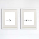 Be Brave Wall Art Prints (Set of 2) - 8x10 - Dream Big Printables