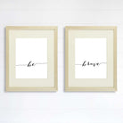 Be Brave Wall Art Prints (Set of 2) - 8x10 - Dream Big Printables