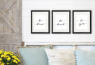 Be Kind Be Brave Be You Art Prints (Set of 3) - 8x10 | Inspirational Wall Art - Dream Big Printables