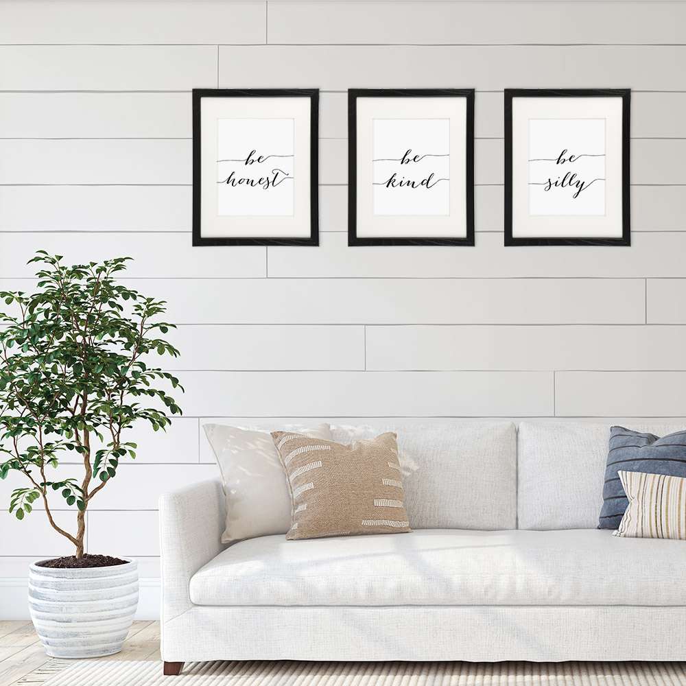 Be Silly Be Kind Be Honest Art Prints (Set of 3) - 8x10 | Inspirational Wall Art - Dream Big Printables