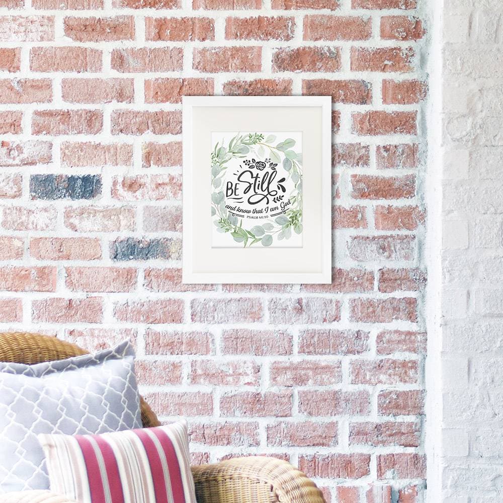 Be Still And Know That I Am God Art Print - 8x10 - Dream Big Printables