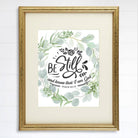 Be Still And Know That I Am God Art Print - 8x10 - Dream Big Printables