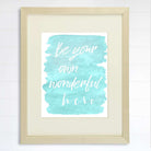 Be Your Own Wonderful Hero - 8x10 - Dream Big Printables