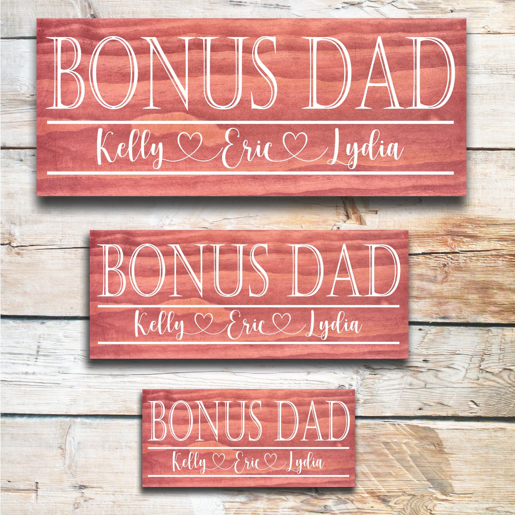 Bonus Dad - Custom Father's Day Sign - Dream Big Printables