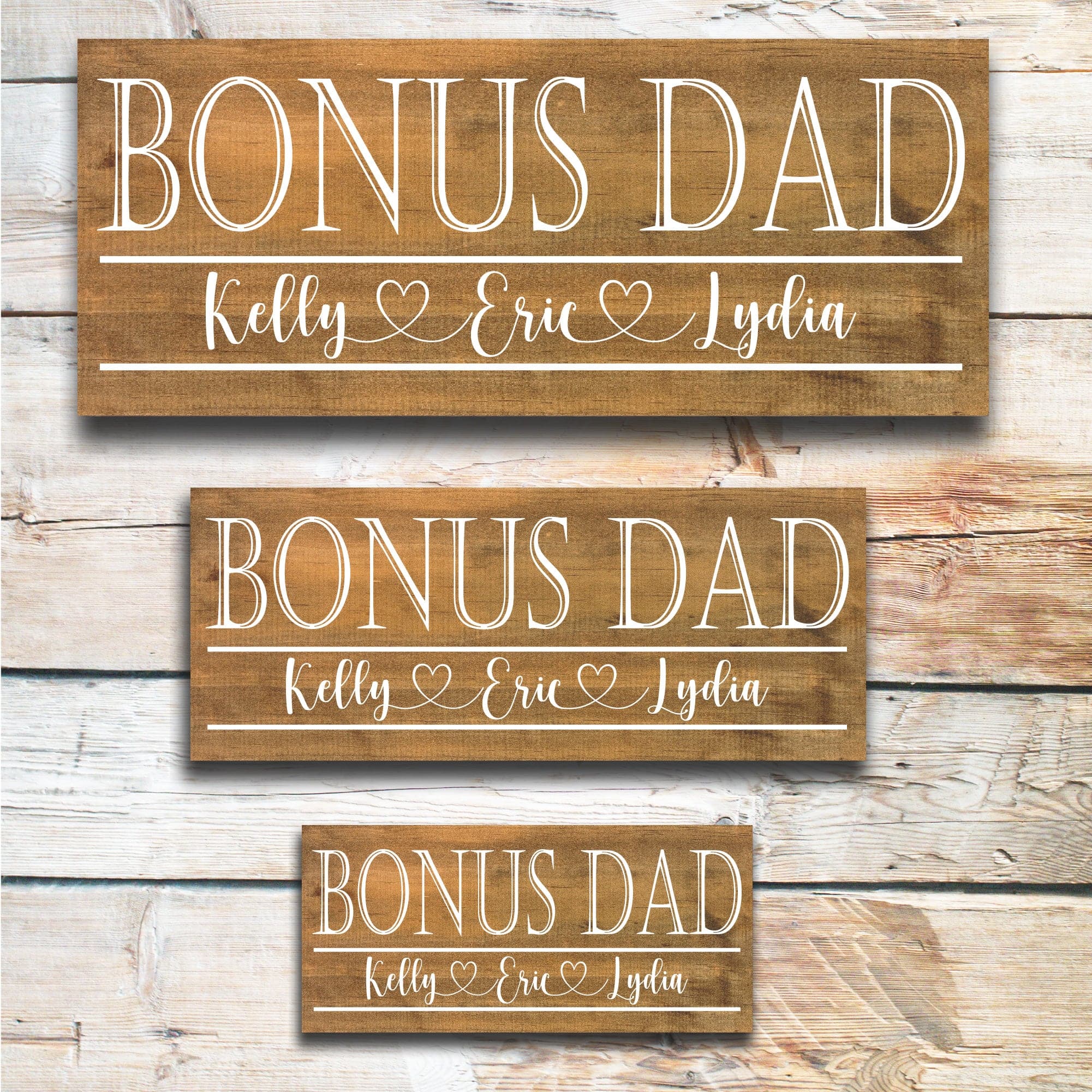 Bonus Dad - Custom Father's Day Sign - Dream Big Printables