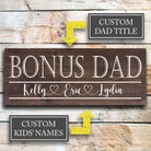 Bonus Dad - Custom Father's Day Sign - Dream Big Printables