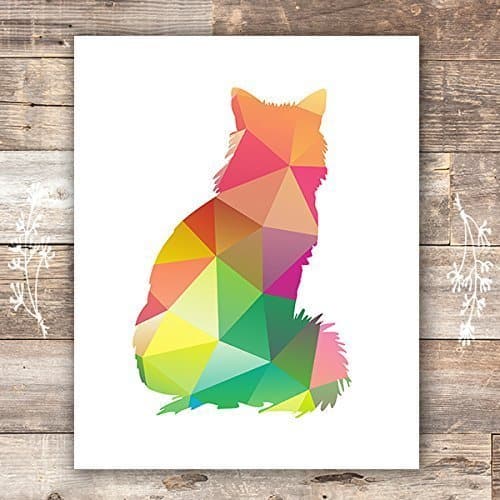 Cat Art Print - Unframed - 8x10 - Dream Big Printables