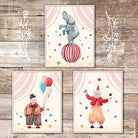 Circus Nursery Wall Art Prints (Set of 3) - Unframed - 8x10s - Dream Big Printables