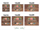 Custom Grandma Gift | Personalized Wooden Sign with Grandkid Names | FAST SHIPPING & Ready to Hang! - Dream Big Printables