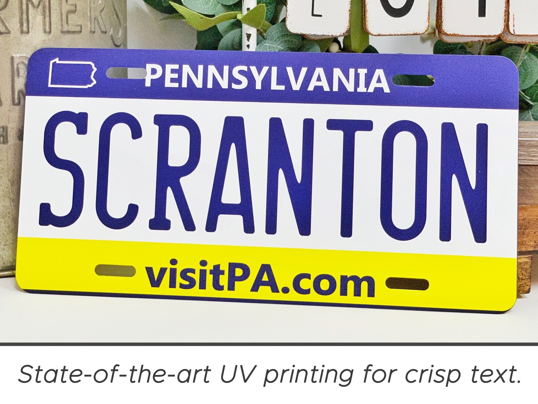 Custom License Plates - Dream Big Printables