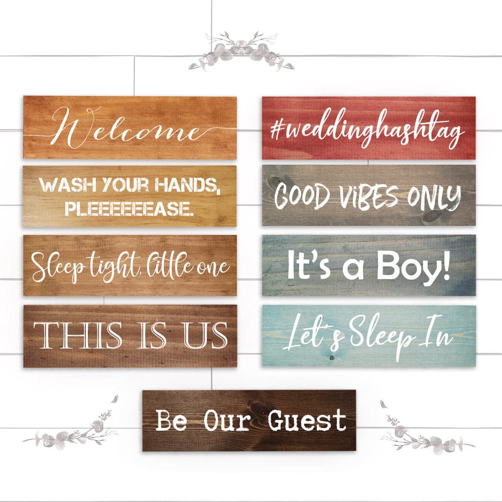 Custom Quote Wood Signs - Dream Big Printables