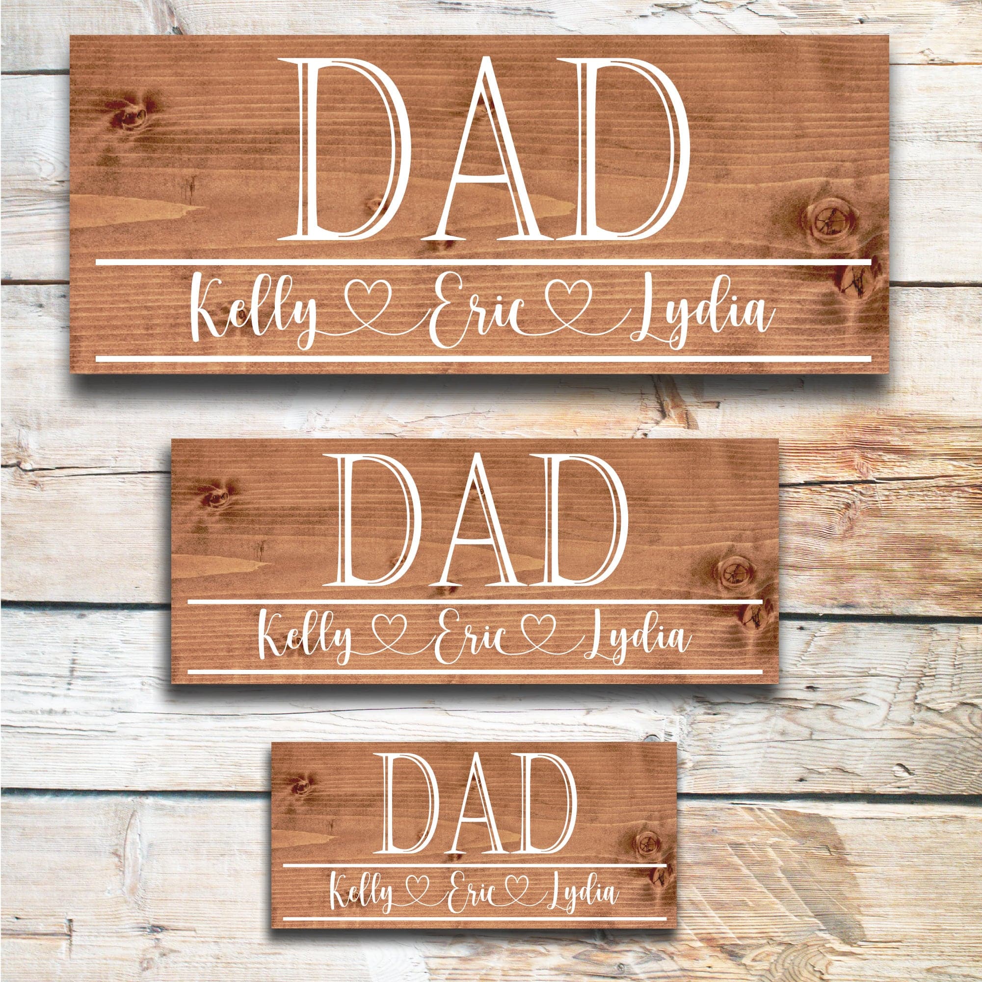 Dad - Custom Father's Day Sign - Dream Big Printables