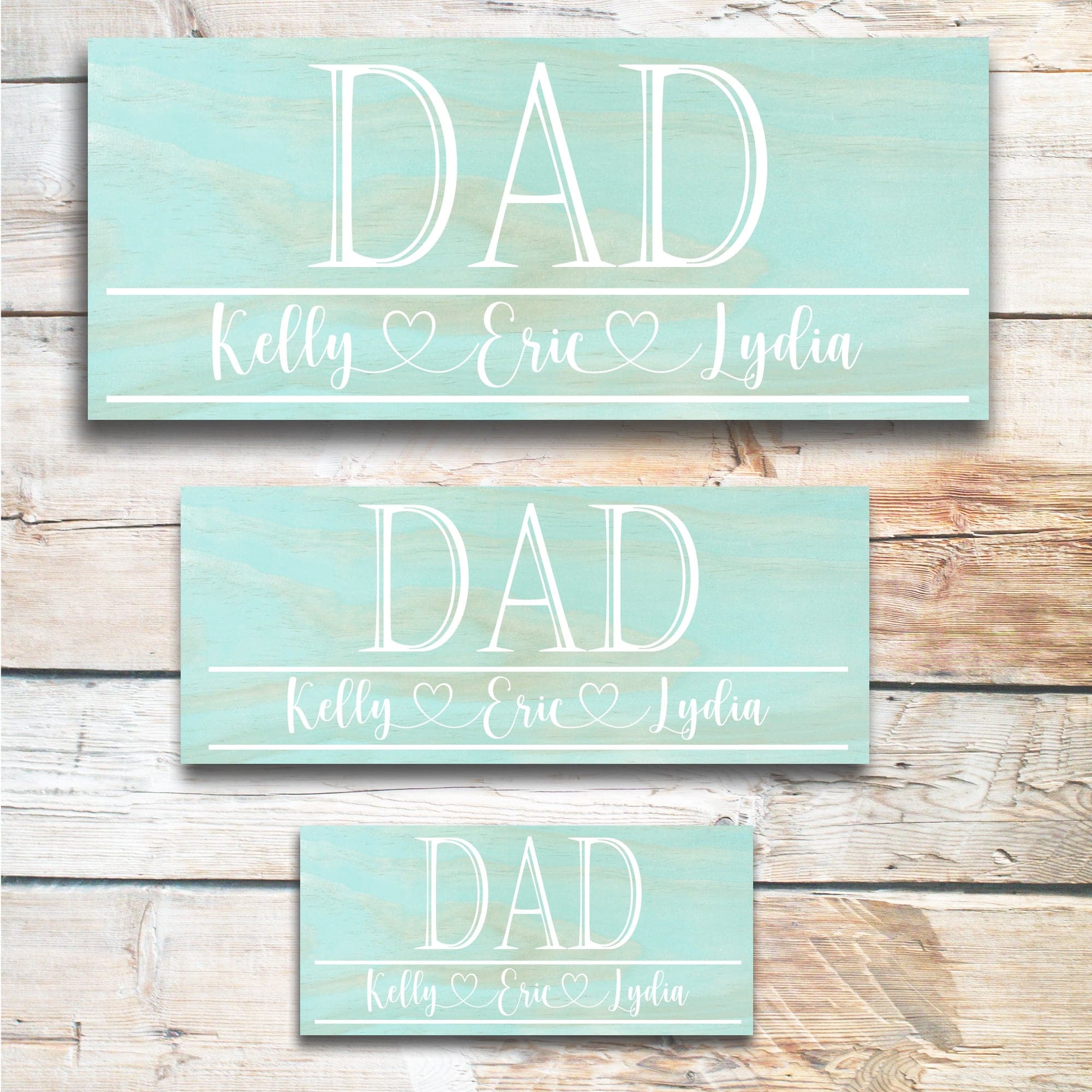 Dad - Custom Father's Day Sign - Dream Big Printables