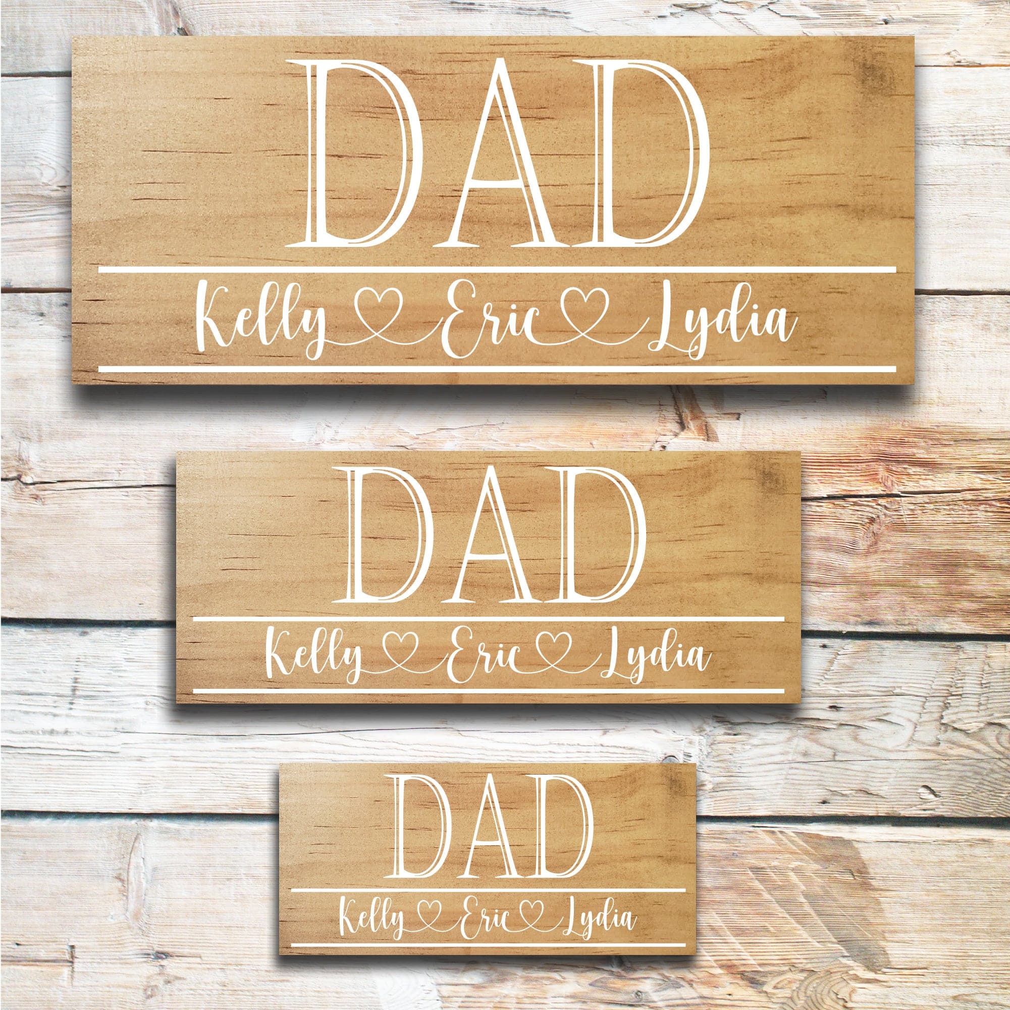 Dad - Custom Father's Day Sign - Dream Big Printables