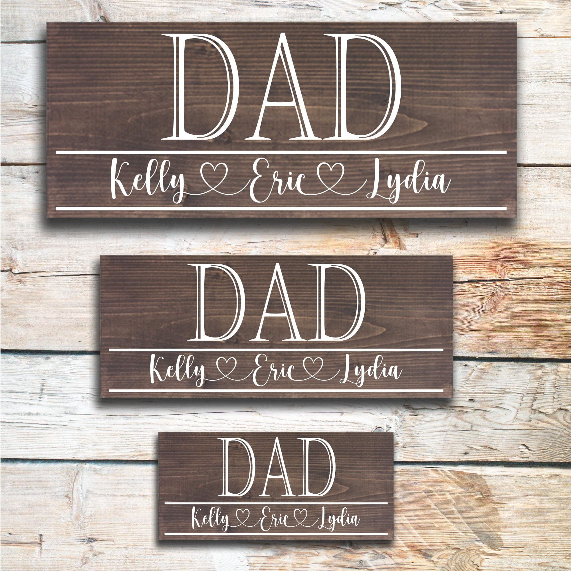 Dad - Custom Father's Day Sign - Dream Big Printables