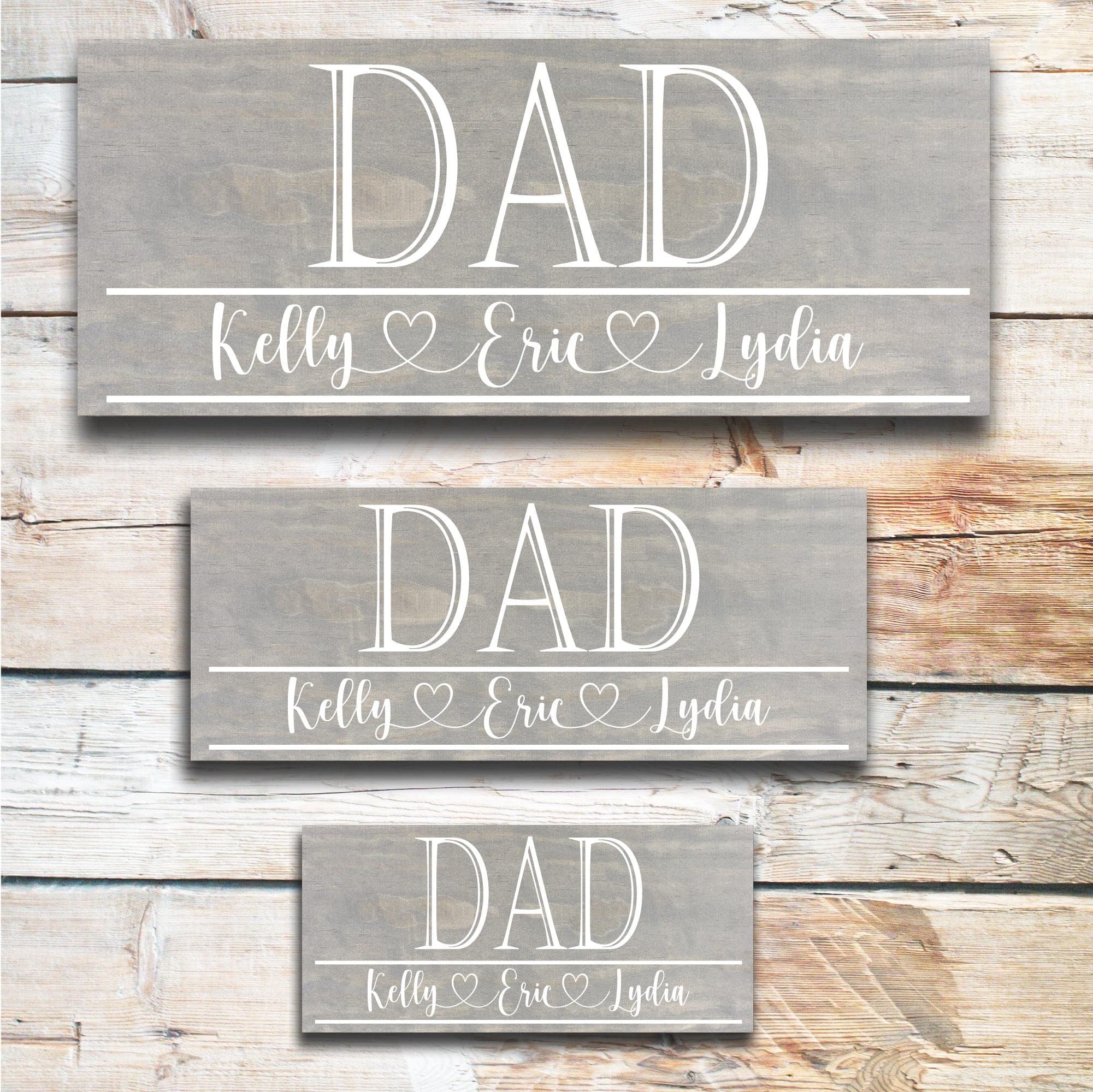 Dad - Custom Father's Day Sign - Dream Big Printables