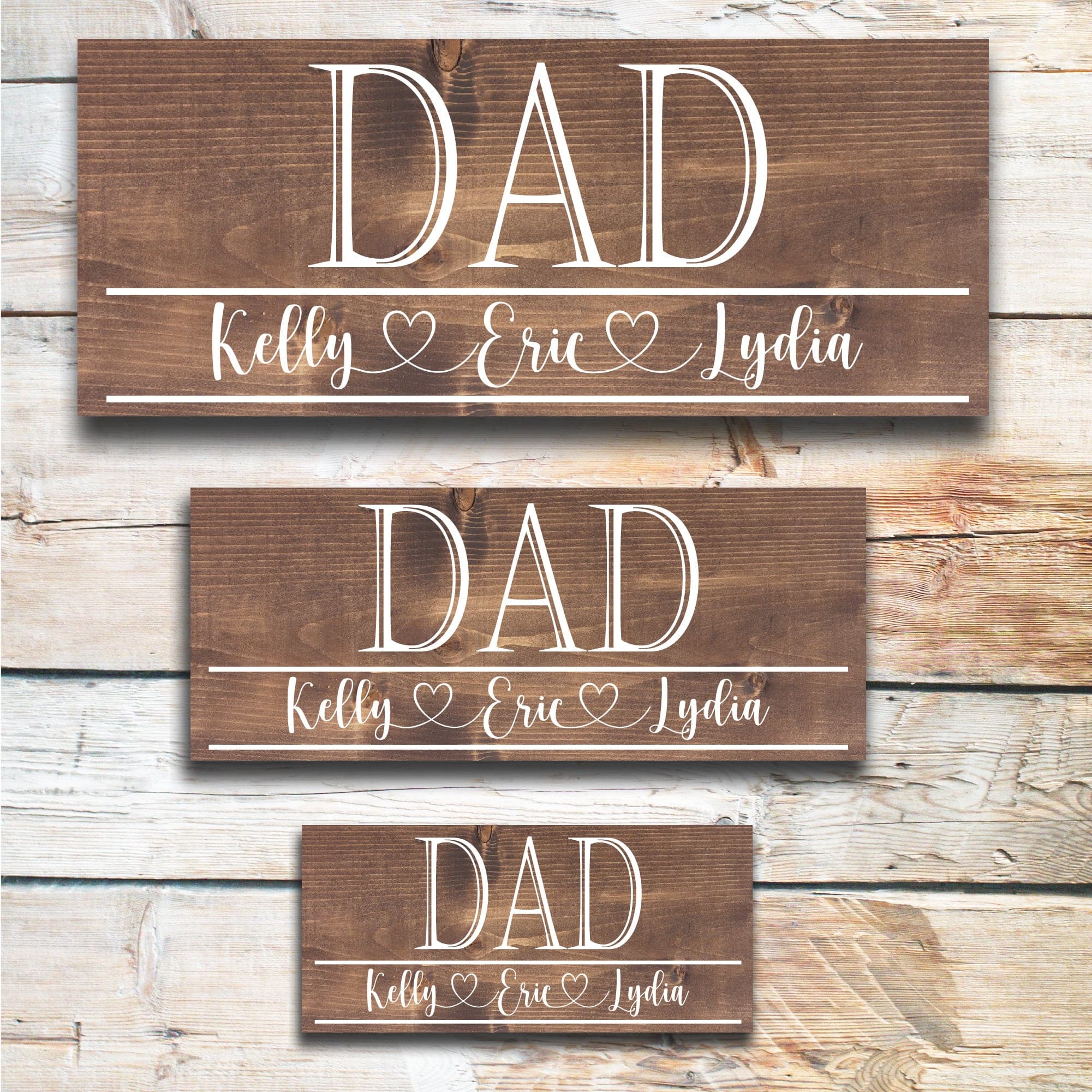 Dad - Custom Father's Day Sign - Dream Big Printables