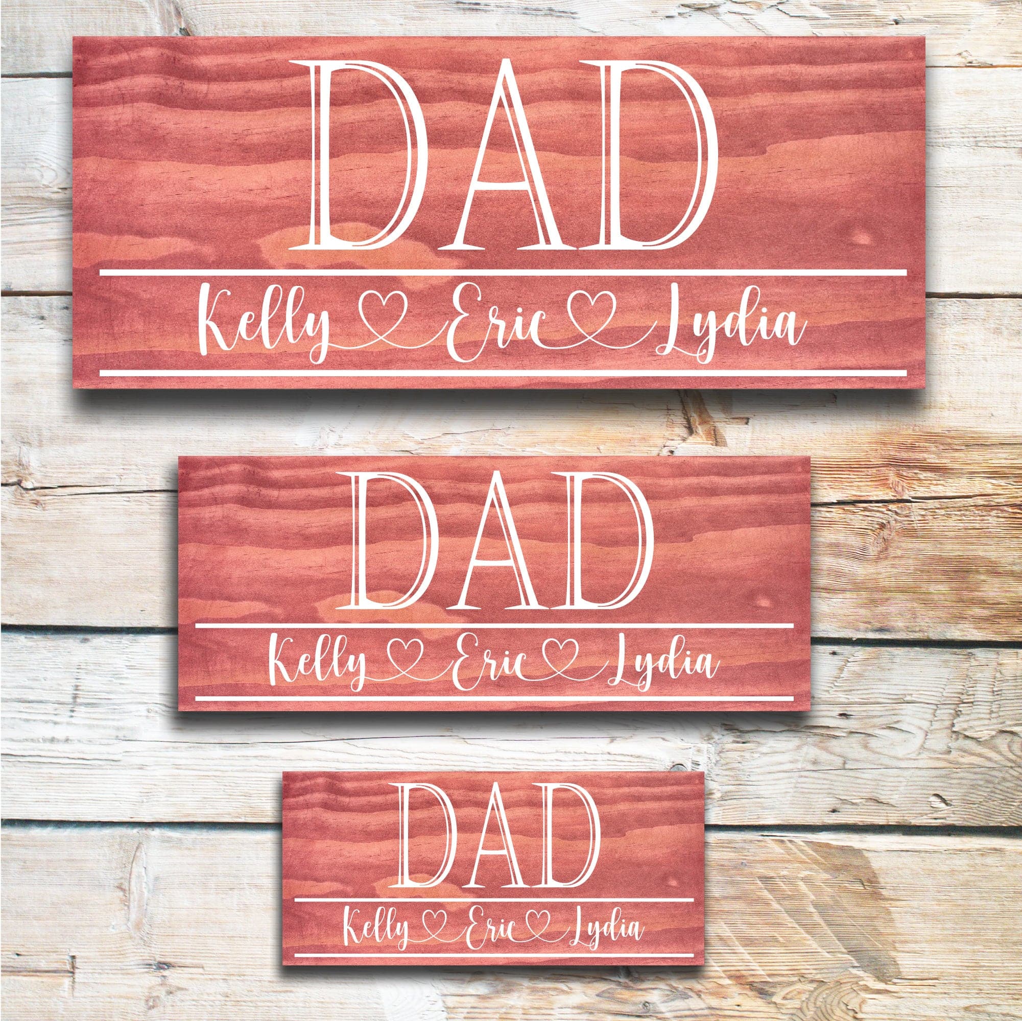 Dad - Custom Father's Day Sign - Dream Big Printables