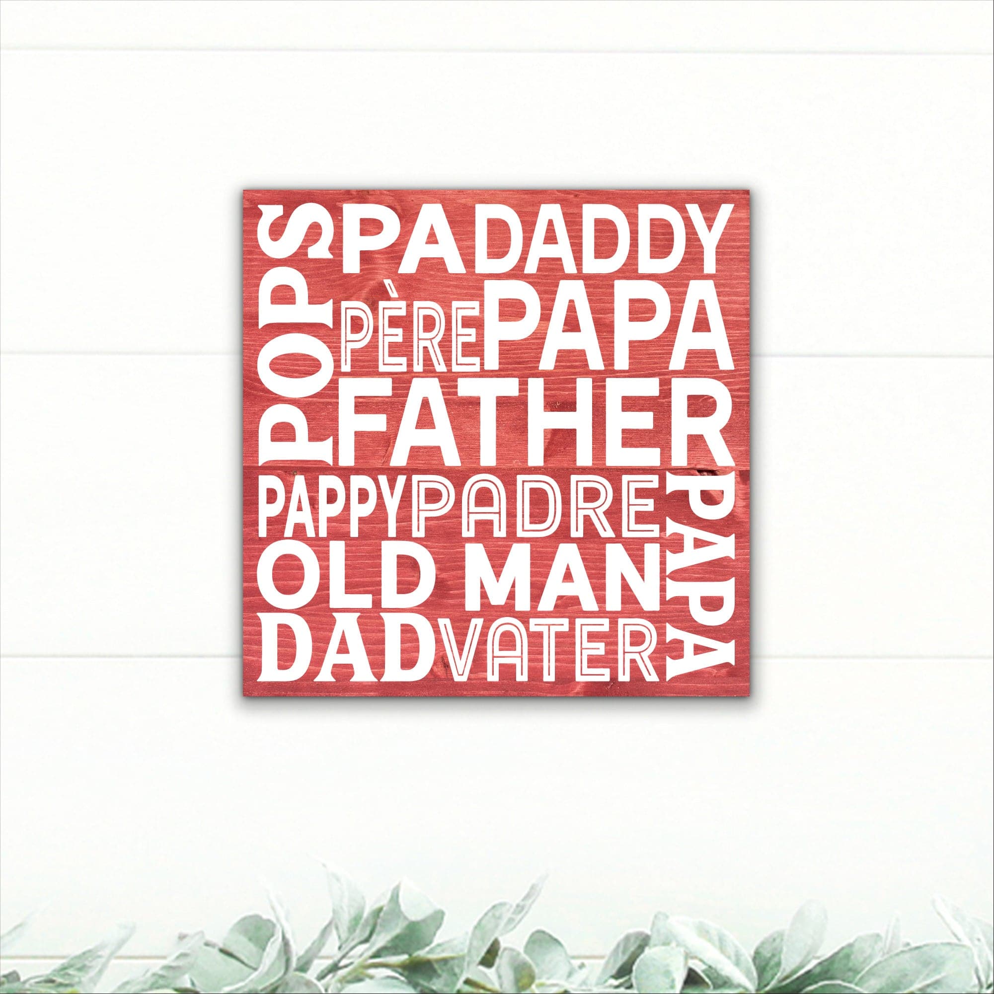 Dad Subway Art - Dream Big Printables