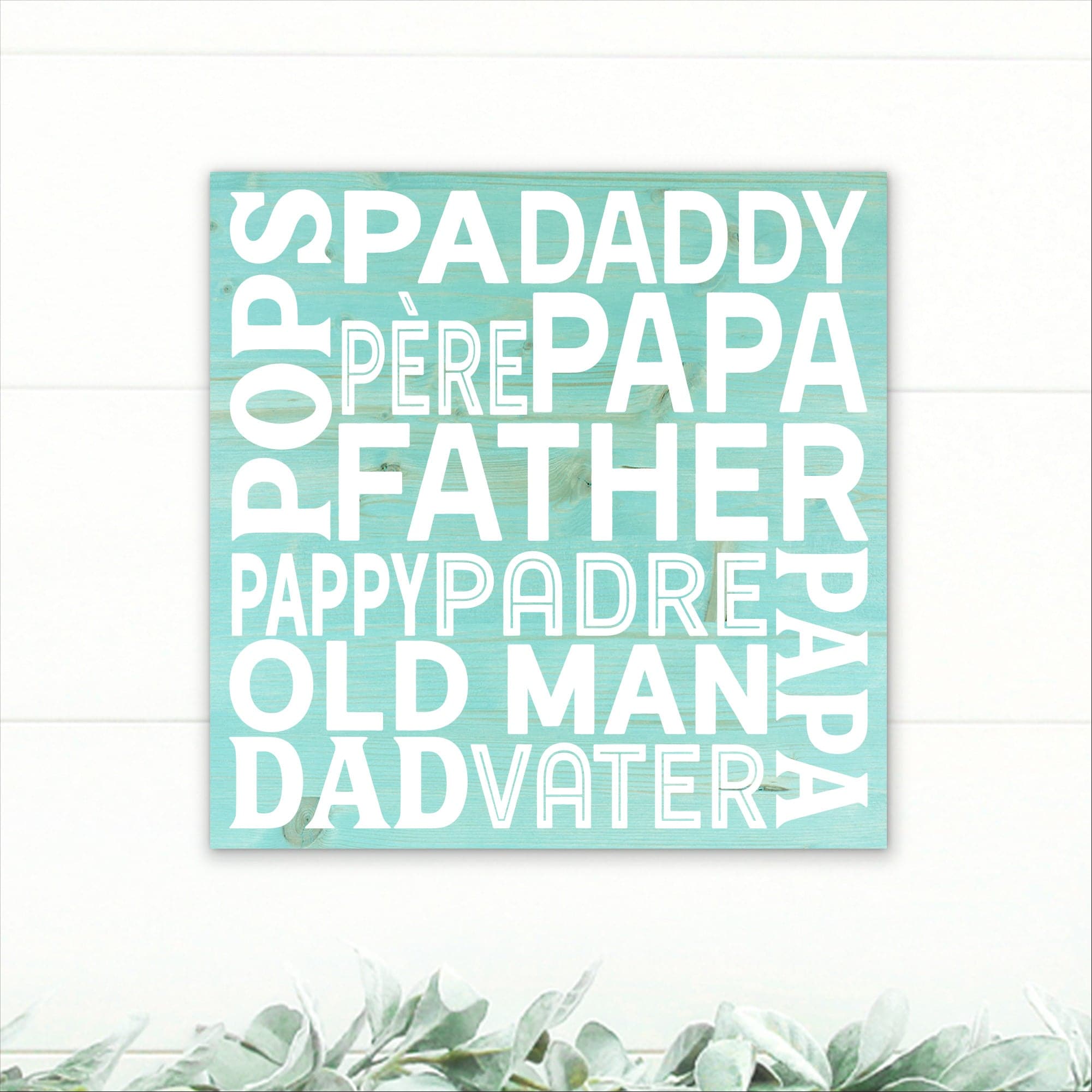 Dad Subway Art - Dream Big Printables