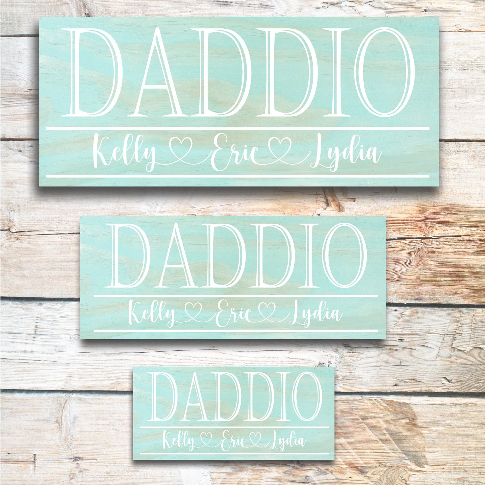 Daddio - Custom Father's Day Sign - Dream Big Printables